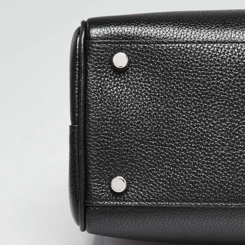 Gucci Black Grainy Leather Zumi Medium Tote Bag - Picture 5 of 12